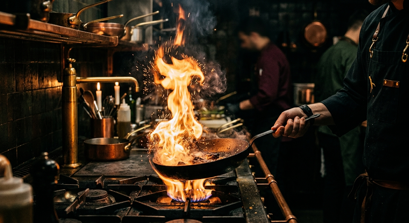 Marco Serra — kitchen and atmosphere