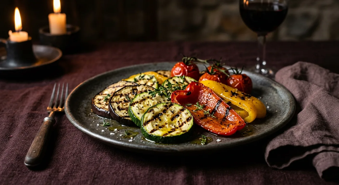 Grilled seasonal vegetables