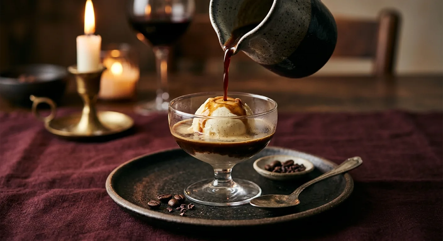 Affogato al caffè