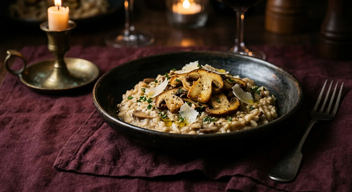 Acquerello risotto with porcini mushrooms