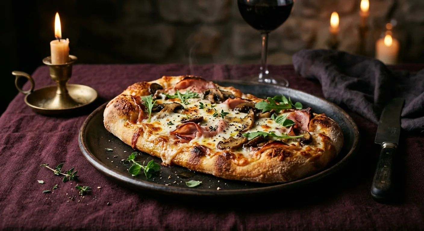 Ham & mushrooms